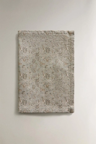 Салфетка с цветочным жаккардовым узором- Заказать в России