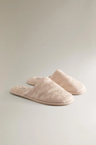 Туфли-мюли с жаккардовым узором- Заказать в России