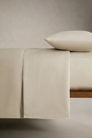 Простыня на резинке из сатина | 30 см (1000 нитей)- Заказать в России