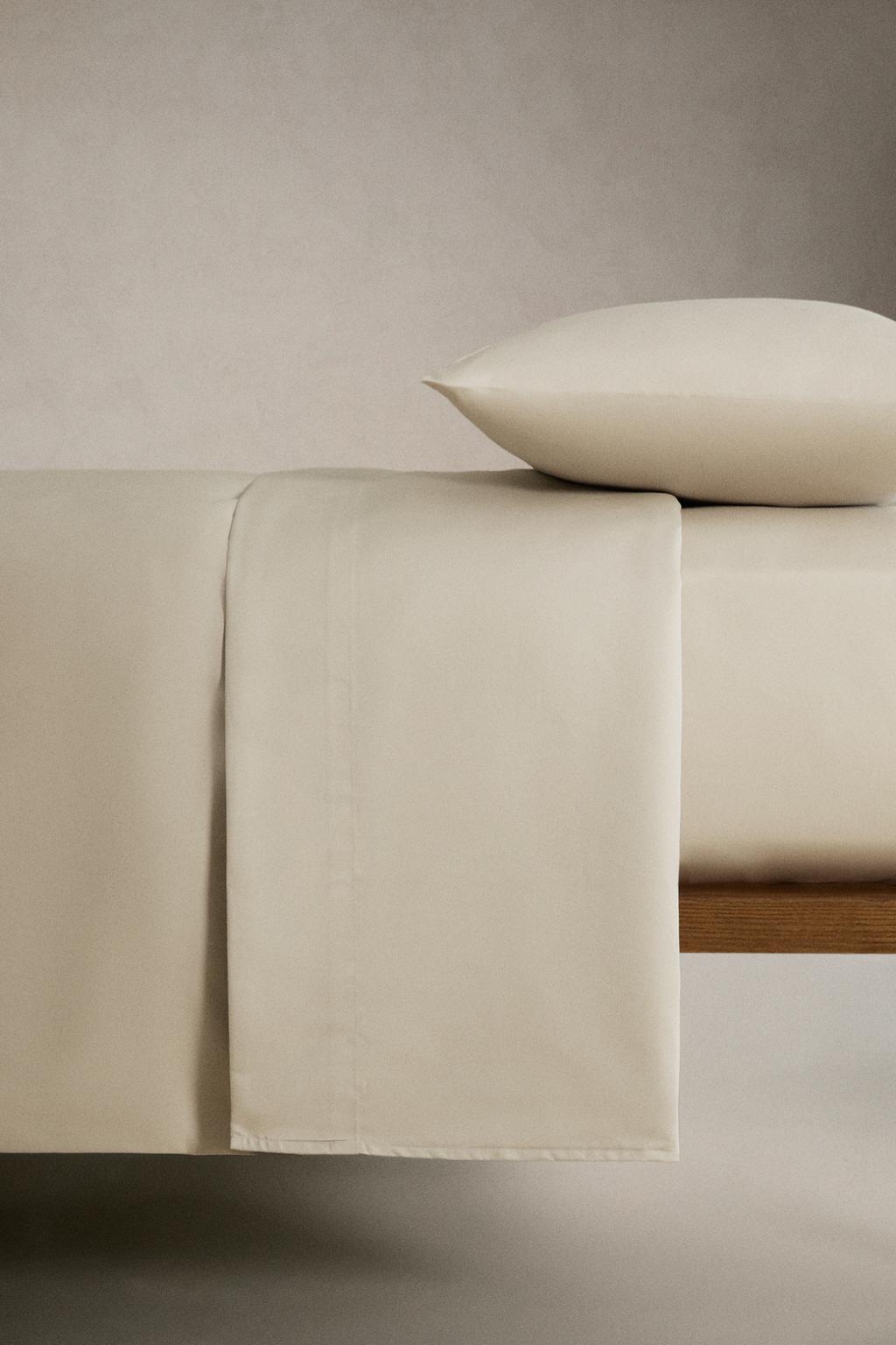 Простыня на резинке из сатина | 30 см (1000 нитей)