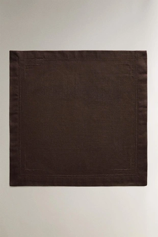 Набор хлопковых салфеток с двойной стёжкой (набор из 2)- Заказать в России