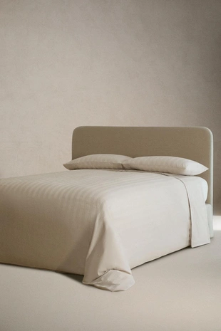 Простынь из сатина с полосками (500 нитей)