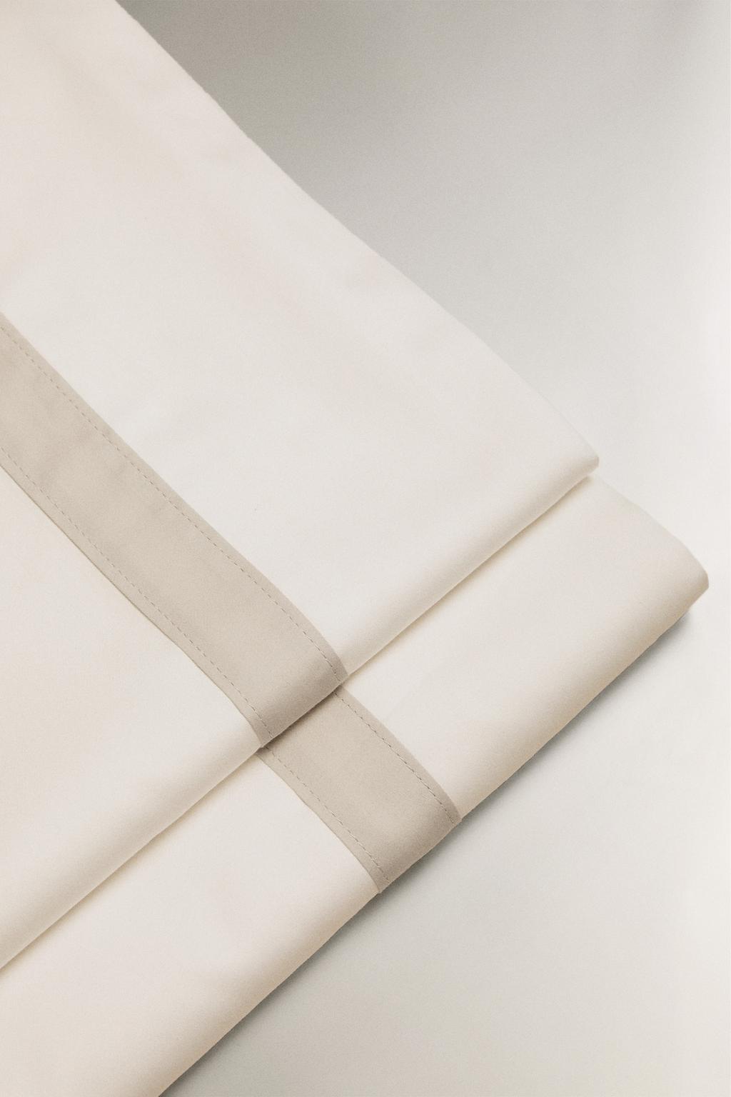 Сатиновое простынь с оборкой (300 tc)