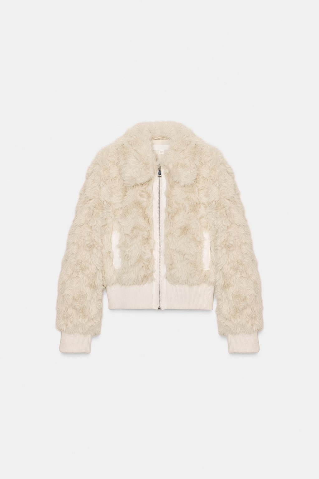 БОМБЕР ИЗ ИСКУССТВЕННОГО МЕХА