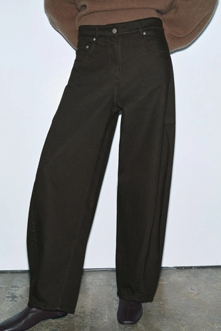 Джинсы ZW COLLECTION BALLOON со средней посадкой- Заказать в России