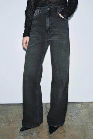 Джинсы WIDE LEG с высокой посадкой — ZW COLLECTION- Заказать в России