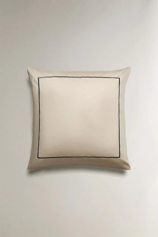 Наволочка из сатина с отделкой- Заказать в России