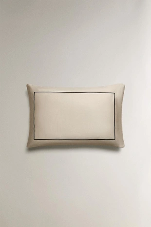 Наволочка из сатина с отделкой- Заказать в России