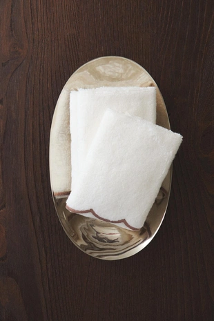 Набор ручных полотенец с оборками (набор из 3 штук)- Заказать в России