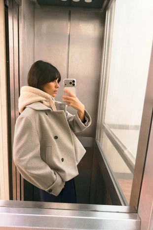 Трикотажный капюшон в рубчик- Заказать в России