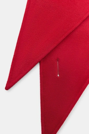 Треугольная бандана с шерстью- Заказать в России