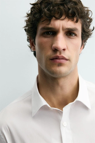 Комфортная рубашка SLIM FIT- Заказать в России