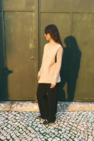 Купить Zara Асимметричный трикотажный жилет