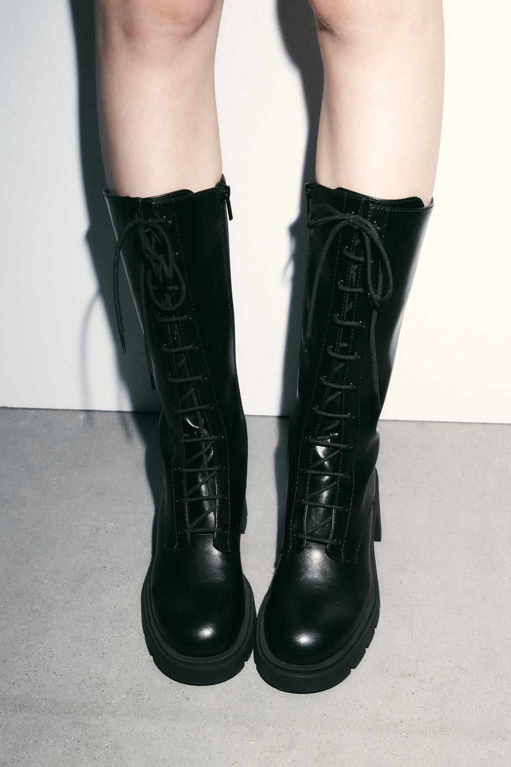 БОТИНКИ СО ШНУРОВКОЙ