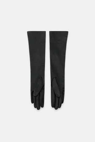 Длинные перчатки из 100% кожи- Заказать в России