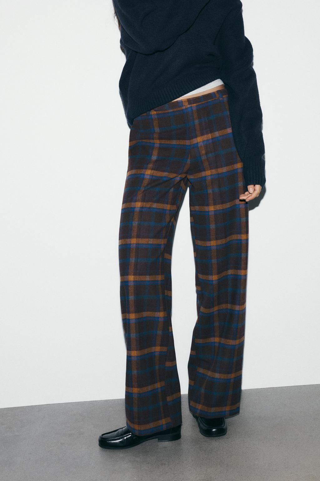 БРЮКИ ИЗ ШЕРСТИ В КЛЕТКУ