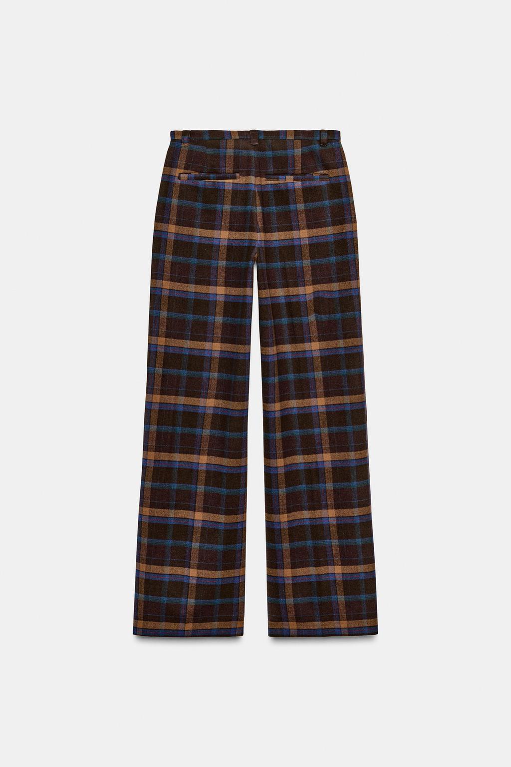 БРЮКИ ИЗ ШЕРСТИ В КЛЕТКУ