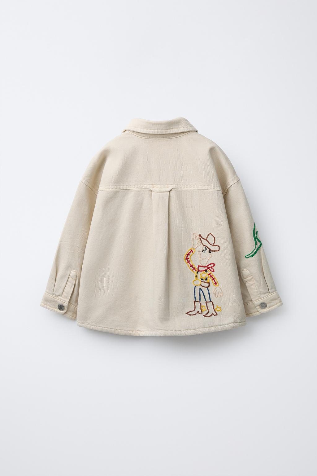 РУБАШКА-КУРТКА ИЗ САРЖИ С ВЫШИВКОЙ ИСТОРИЯ ИГРУШЕК © DISNEY PIXAR