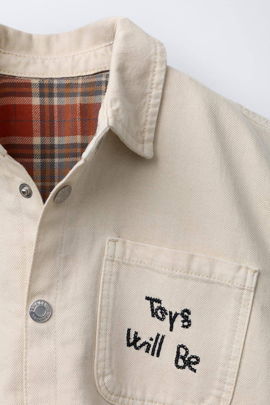 РУБАШКА-КУРТКА ИЗ САРЖИ С ВЫШИВКОЙ ИСТОРИЯ ИГРУШЕК © DISNEY PIXAR