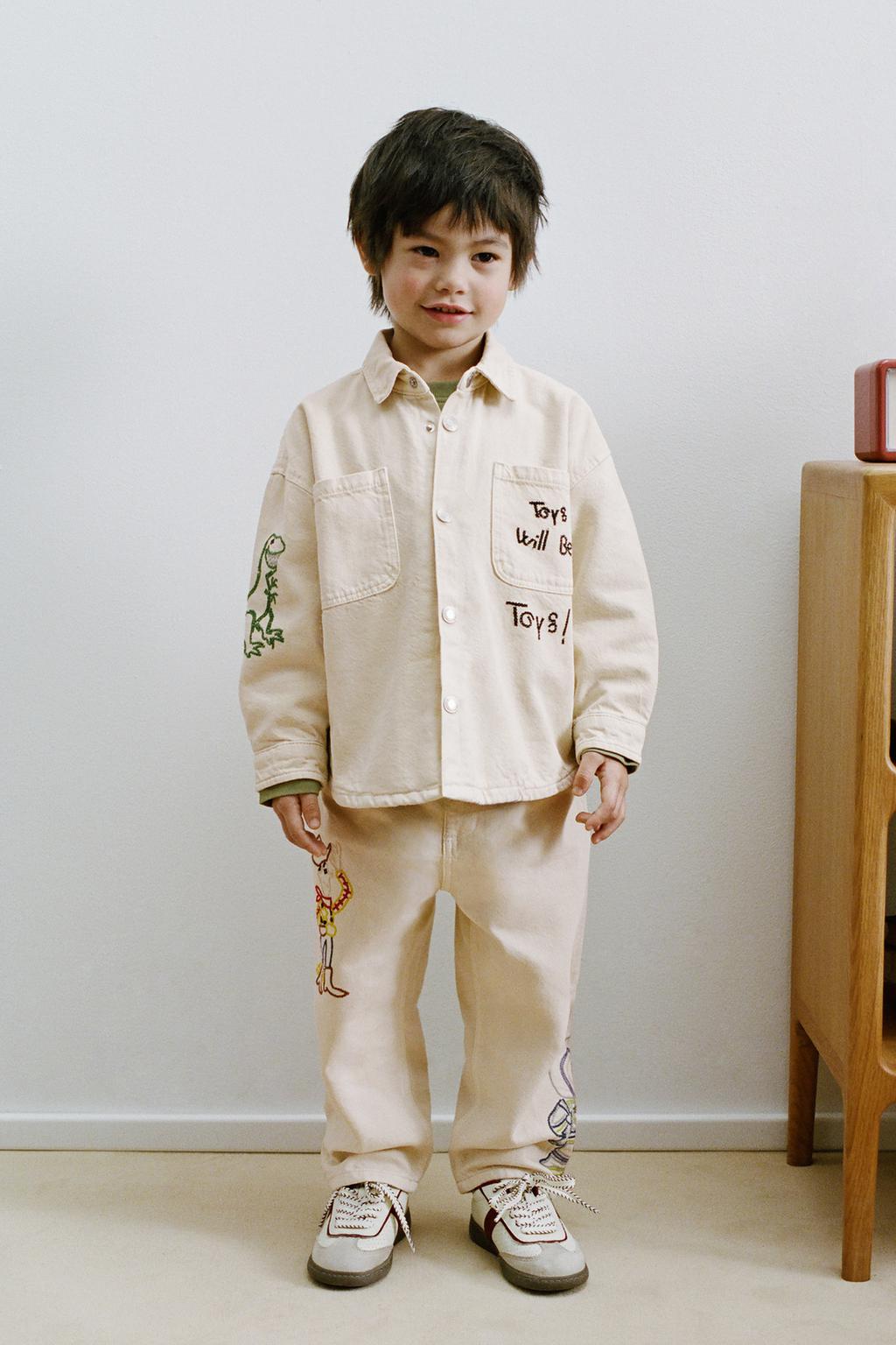 РУБАШКА-КУРТКА ИЗ САРЖИ С ВЫШИВКОЙ ИСТОРИЯ ИГРУШЕК © DISNEY PIXAR