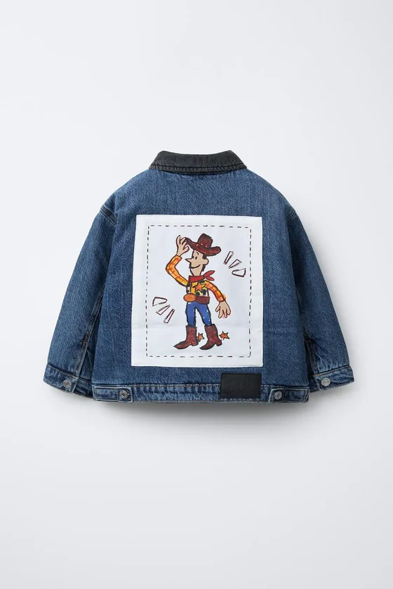 ДЖИНСОВАЯ КУРТКА-РУБАШКА С УТЕПЛИТЕЛЕМ WOODY TOY STORY © DISNEY PIXAR