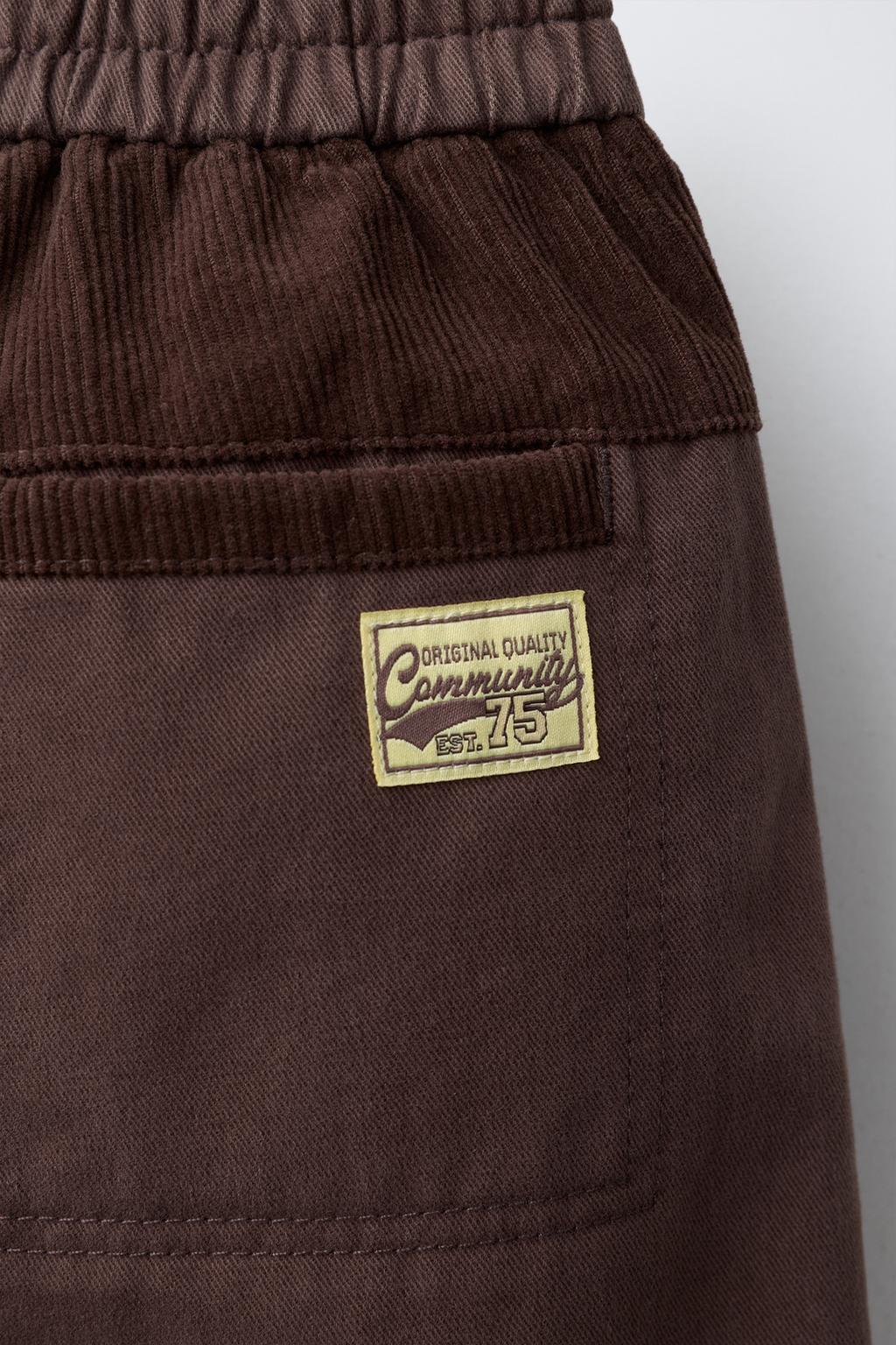 КОМБИНИРОВАННЫЕ БРЮКИ BALLOON