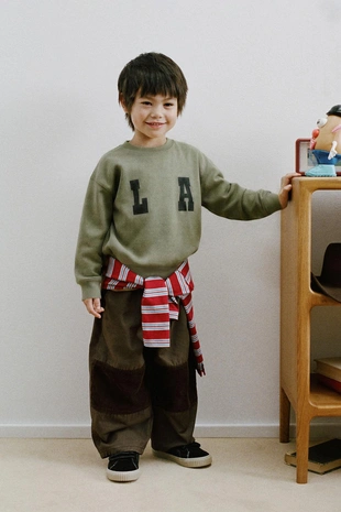 Комбинированные брюки BALLOON- Заказать в России