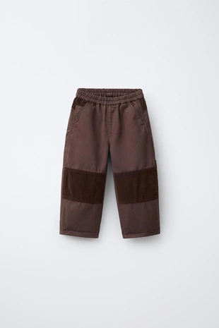 Комбинированные брюки BALLOON- Заказать в России