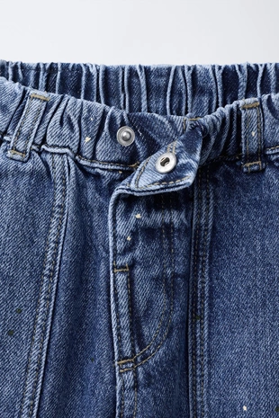 Джинсы BALLOON в горошек- Заказать в России