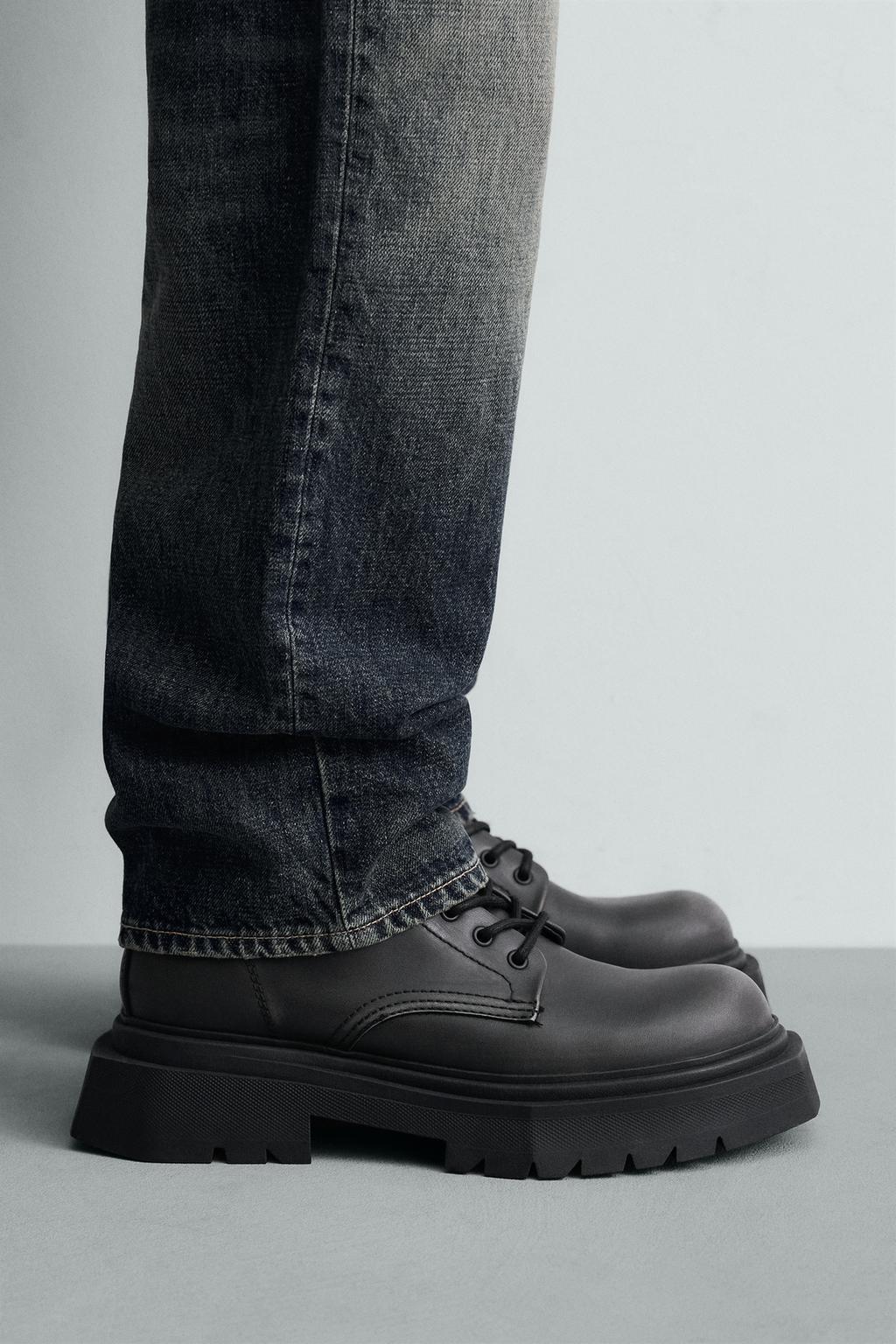 БОРЦЫ СО ШНУРОВКОЙ НА ОБЪЕМНОЙ ПОДОШВЕ С ЭФФЕКТОМ ПОТЕРТОСТИ