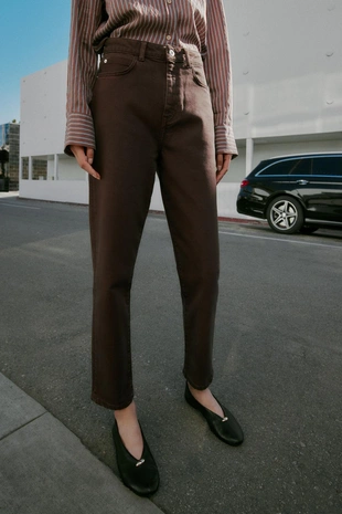 Джинсы Z.01 MOM FIT с высокой посадкой- Заказать в России