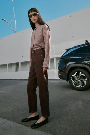 Джинсы Z.01 MOM FIT с высокой посадкой- Заказать в России