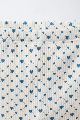 Легинсы в рубчик SOFT TOUCH с бантами- Заказать в России