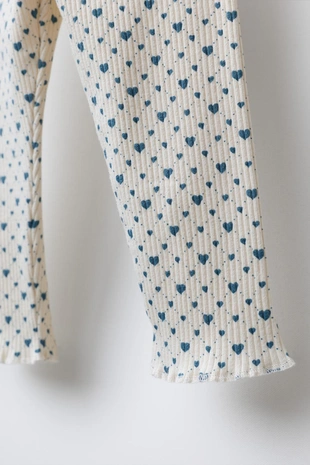 Легинсы в рубчик SOFT TOUCH с бантами- Заказать в России