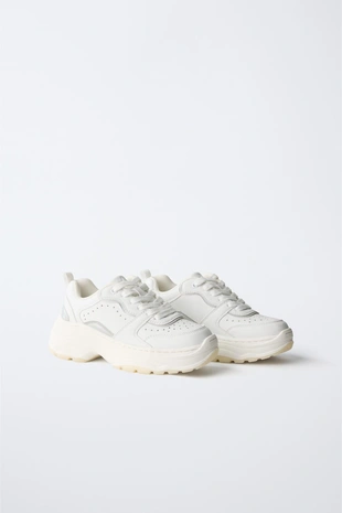 Купить Zara Спортивные кроссовки на объемной подошве