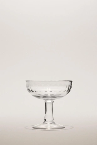 Фужер для шампанского из гранёного стекла- Заказать в России