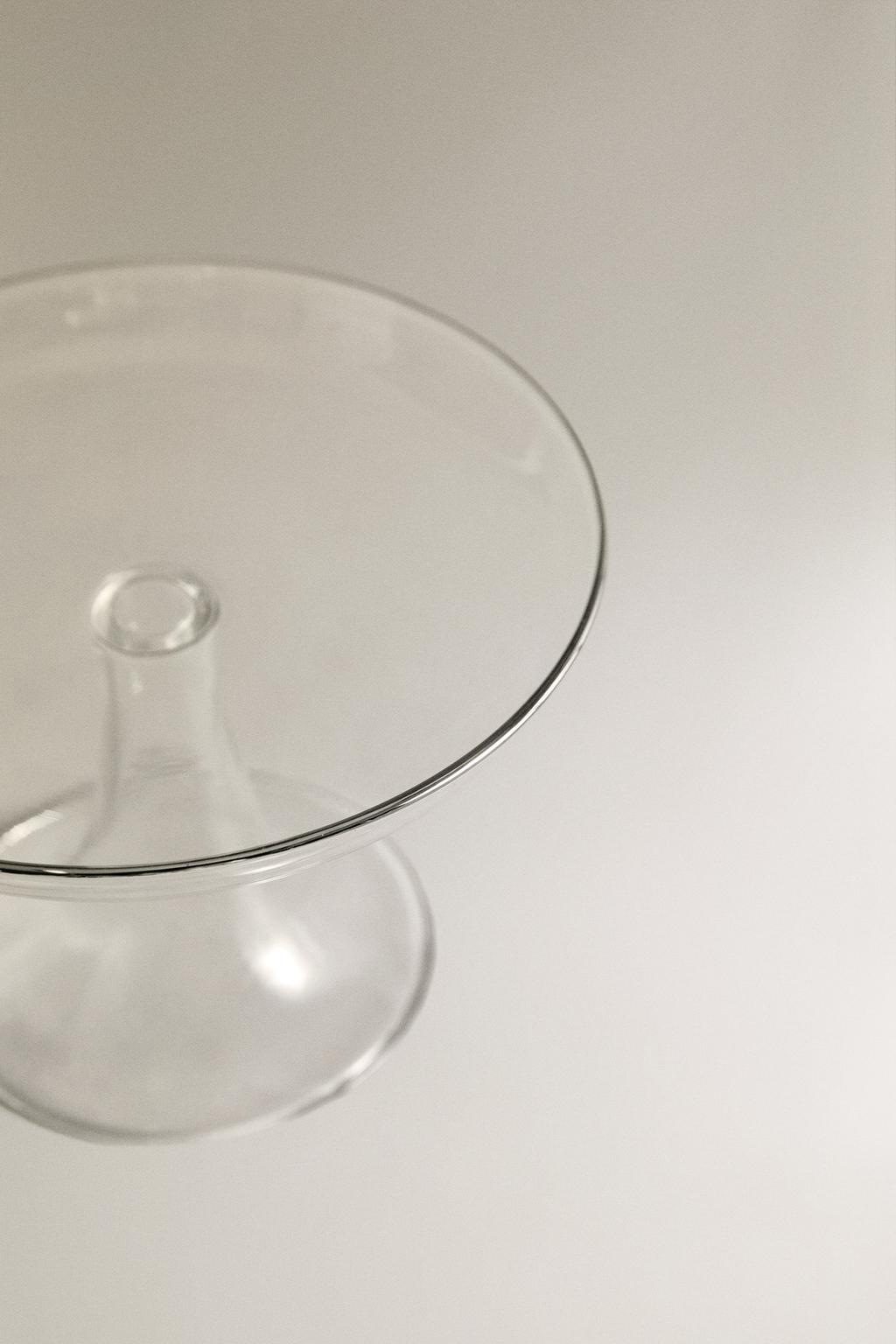 Мини подставка для торта из боросиликатного стекла