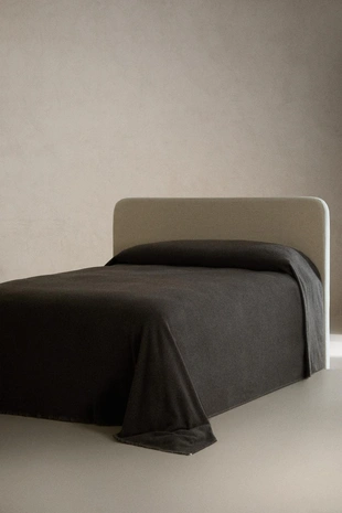 Покрывало из шерсти с рисунком шеврон и бахромой- Заказать в России