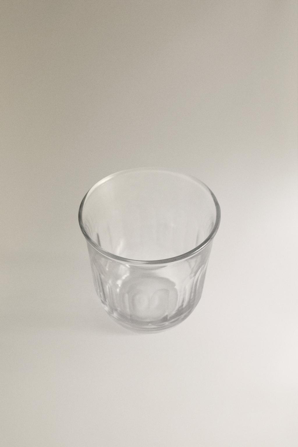 Стакан из гранёного стекла