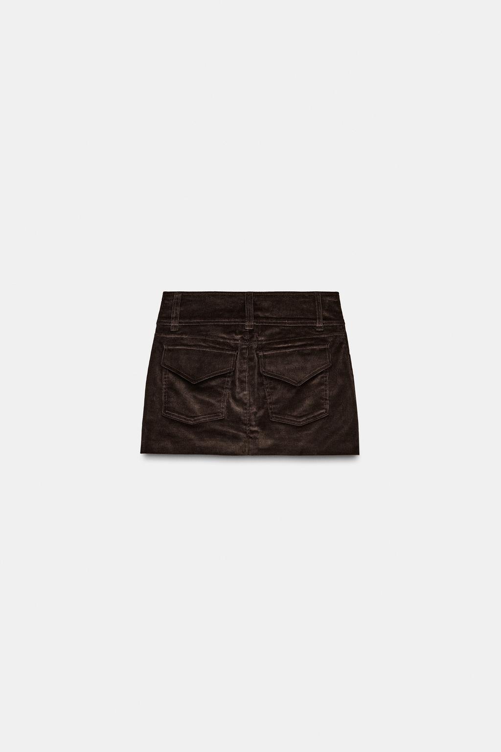 МИНИ-ЮБКА ИЗ ВЕЛЬВЕТА