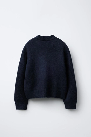 Вязаный джемпер с собакой- Заказать в России