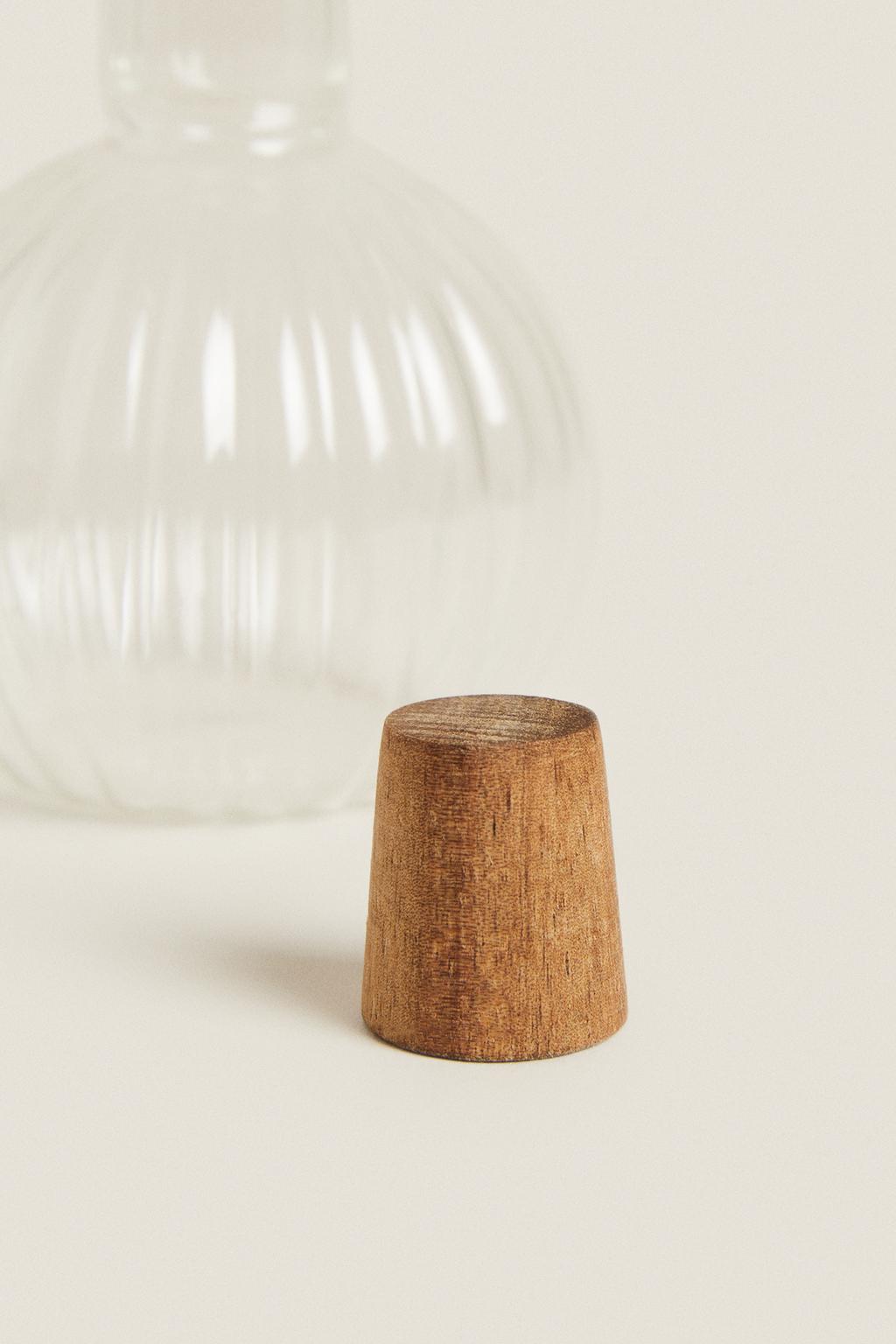 Набор для специй из боросиликатного стекла и дерева