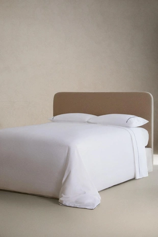 Простыня из пике с обшивкой- Заказать в России