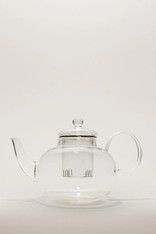 Чайник с внутренним заварником из боросиликатного стекла- Заказать в России