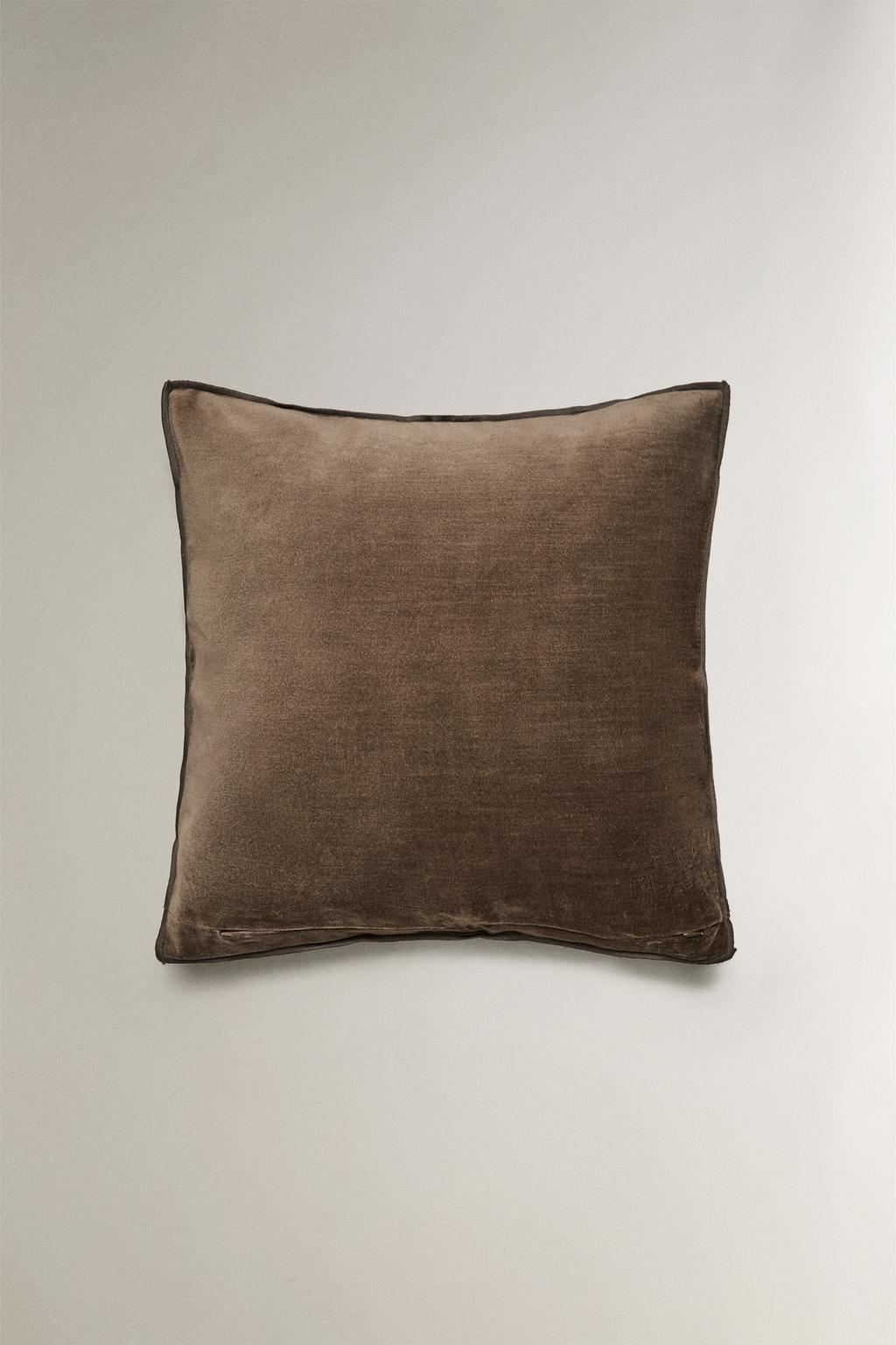 Вельветовая наволочка для подушки