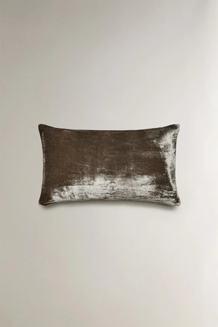 Чехол из вельвета для подушки- Заказать в России