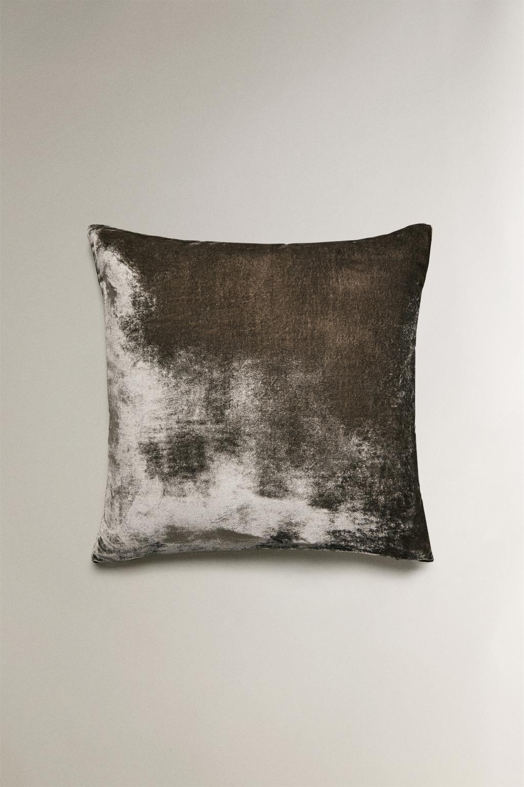 Чехол из вельвета для подушки