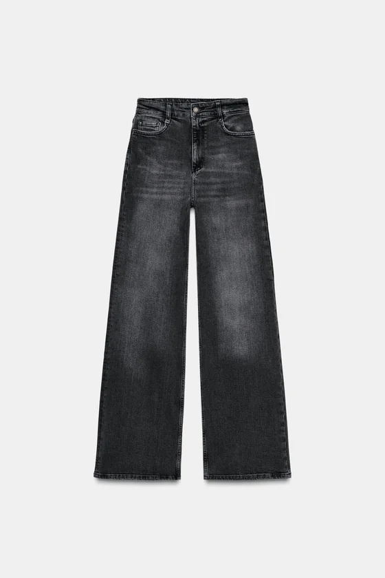 ДЖИНСЫ  С ВЫСОКОЙ ПОСАДКОЙ — коллекция Zara «ZW»