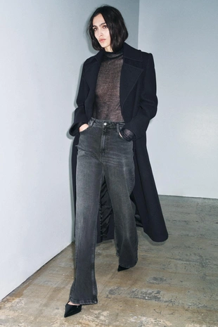 Джинсы WIDE LEG с высокой посадкой — ZW COLLECTION- Заказать в России