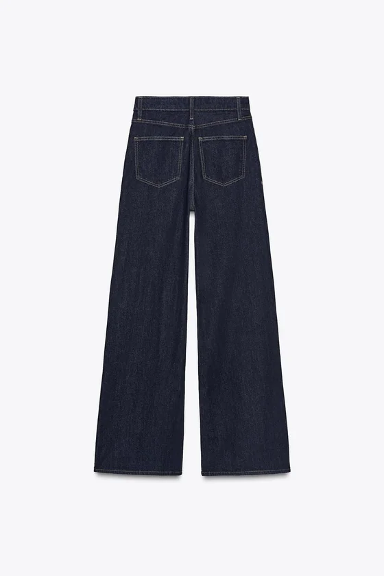 ДЖИНСЫ  С ВЫСОКОЙ ПОСАДКОЙ — коллекция Zara «ZW»